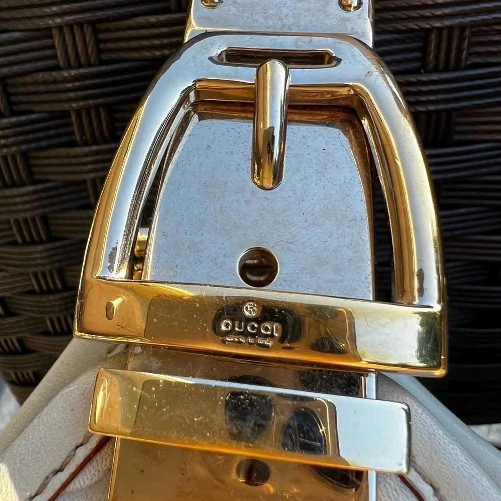 Gorgeous embossed horse it Gucci